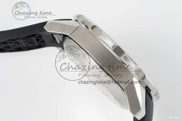 MIROTIME 0219 Aquatimer Automatic SS RSF 1:1 Best Edition White Orange Dial on Black Rubber Strap A Supportive 7069